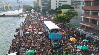 Carnaval na Avenida Beira-Mar. Foto: Gabriel Werneck/ PMV