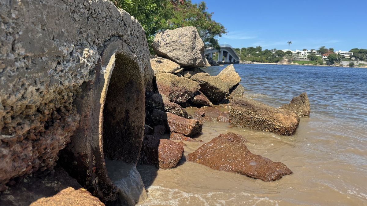TCE-ES identifica indícios de contaminação em praias de Vitória e determina medidas à prefeitura