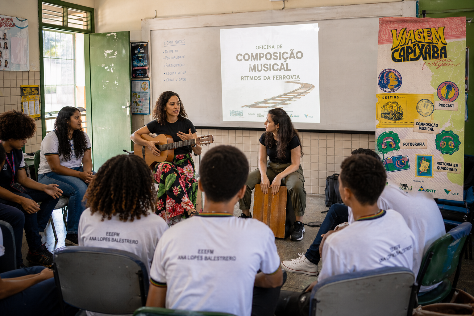 Projeto ‘Viagem Capixaba’ promove oficinas culturais em comunidades do ES