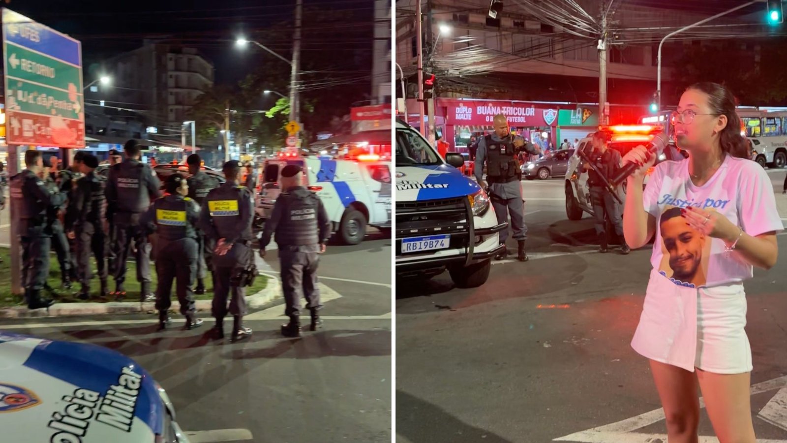 PM mobiliza 12 viaturas para vigiar ato em memória de jovem morto na Rua da Lama