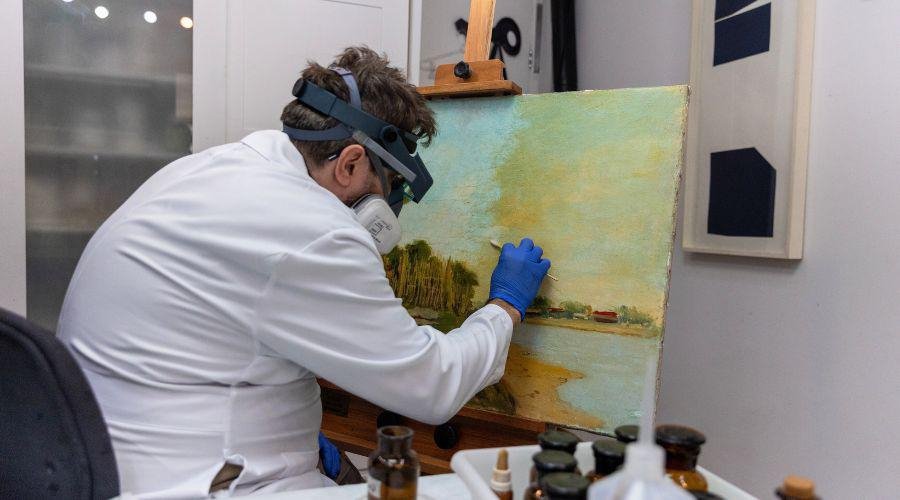 Duas telas voltam ao Museu Homero Massena, em Vila Velha, após restauração
