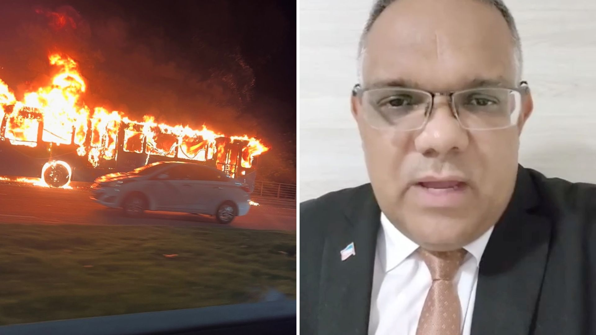 Ataques a ônibus e viaturas em Vitória são retaliação após morte de criminoso, diz secretário
