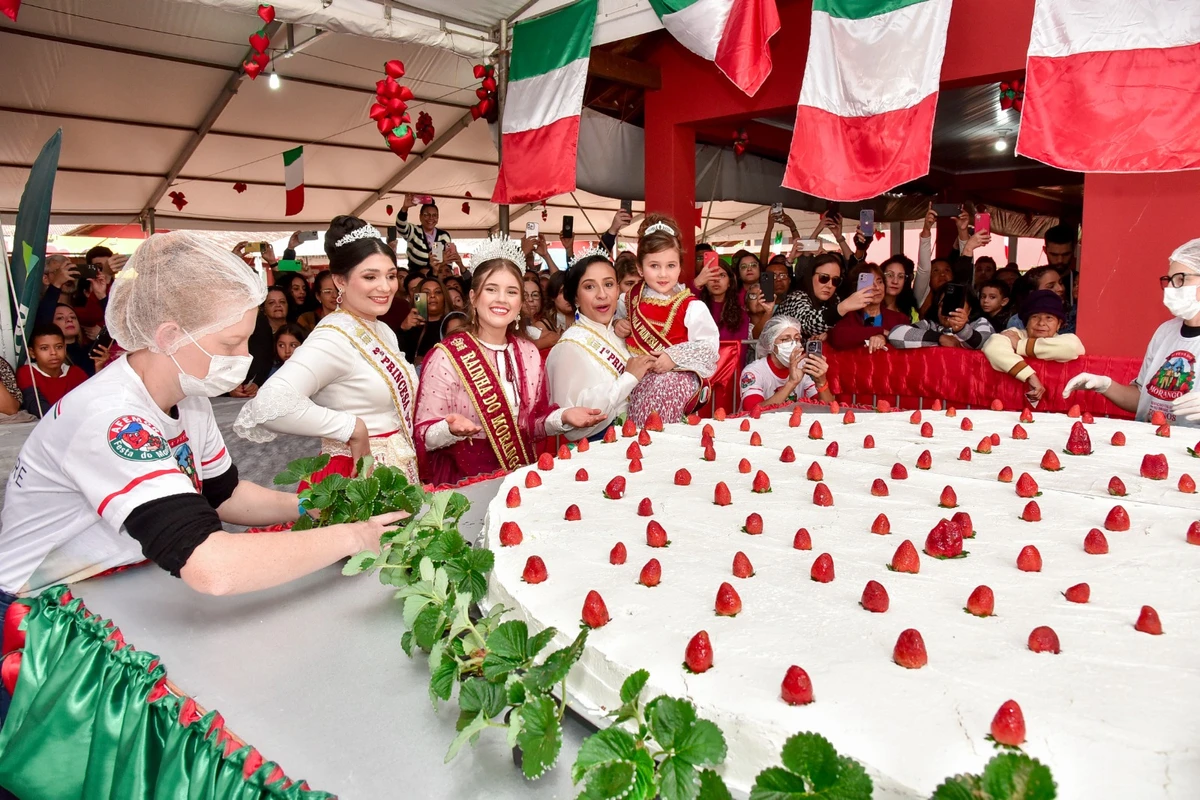 Festa do Morango de Pedra Azul terá torta gigante e atrações culturais