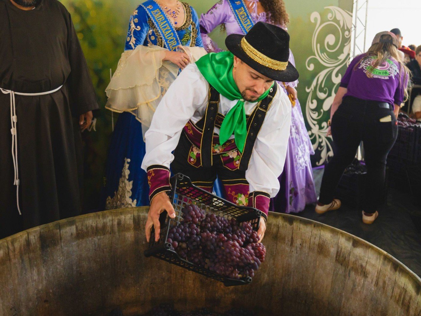 A 27ª edição da Festa do Vinho e da Uva de Santa teresa acontece em agosto. Foto: Distribuição/ Festa do Vinho e da Uva