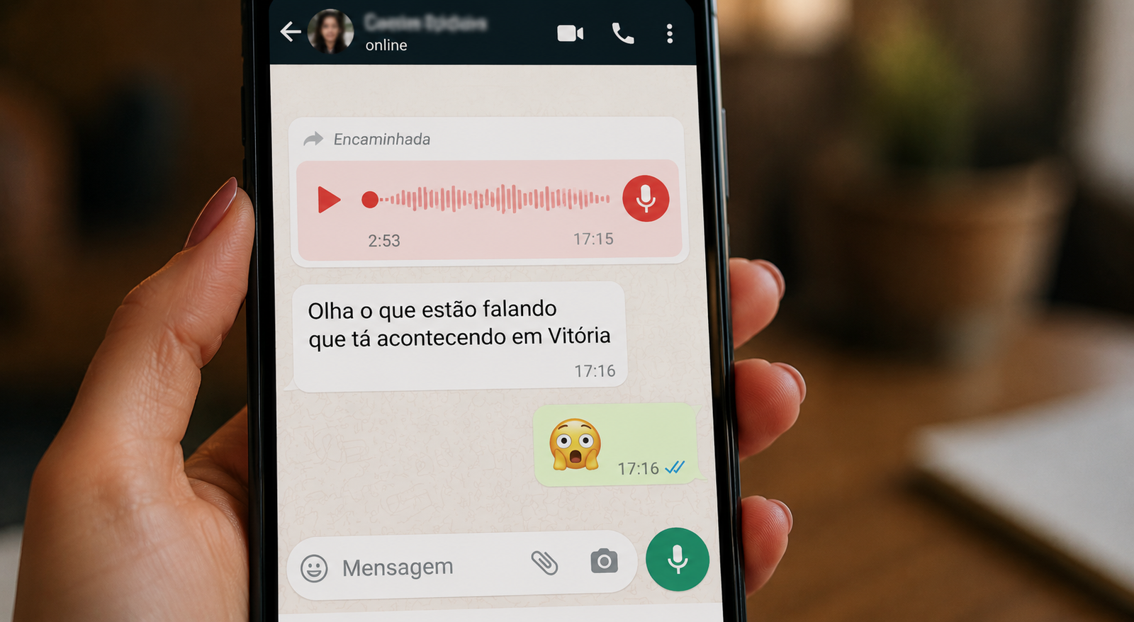 Áudio sobre suposta tentativa de sequestro em Vitória: o que diz a policia