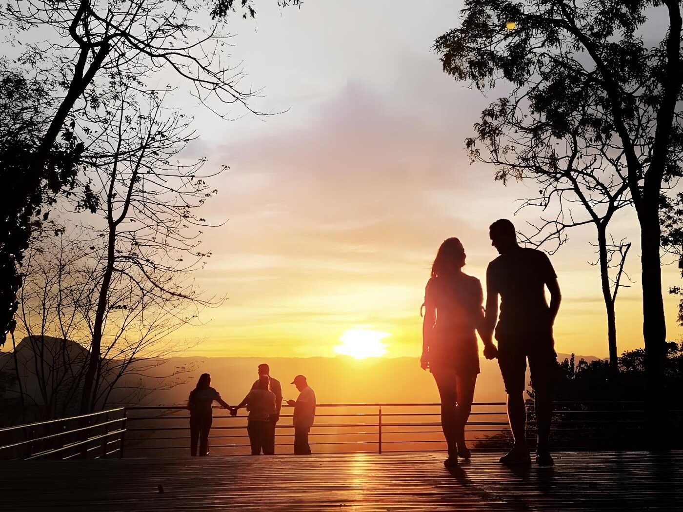 Parque da Fonte Grande amplia horário para quem quiser curtir o pôr do sol