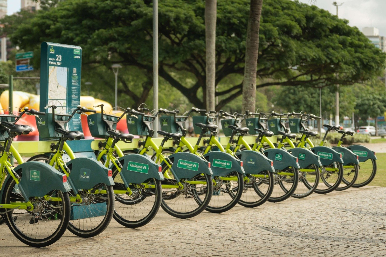 Bicicletas compartilhadas terão dias gratuitos em Vitória e Vila Velha em junho; veja