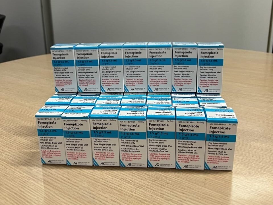 Espírito Santo recebe ampolas do antídoto contra metanol