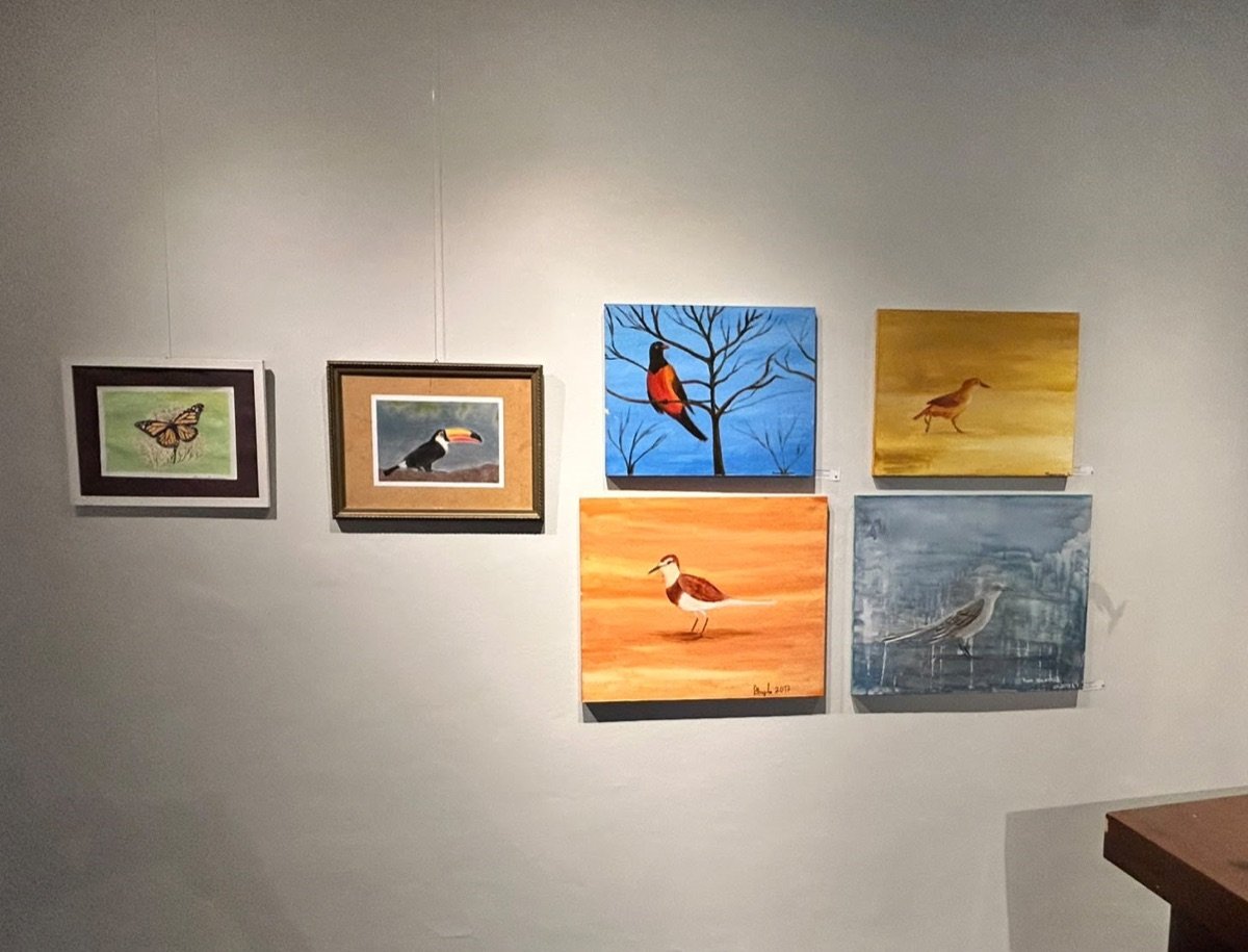 Alunos de escola pública de Vitória apresentam obras de arte em exposição no TJES